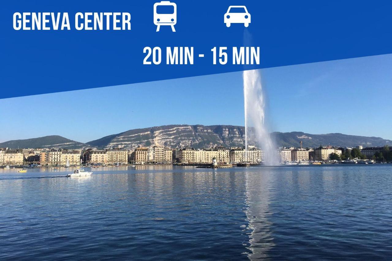 Lac-montagne-leman-geneva, Garage, Tram Apartamento Annemasse